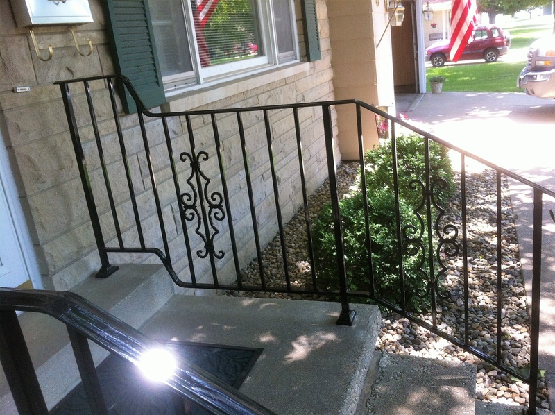 Custom ornamental iron and railing project 9
