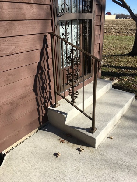 Custom ornamental iron and railing project 17